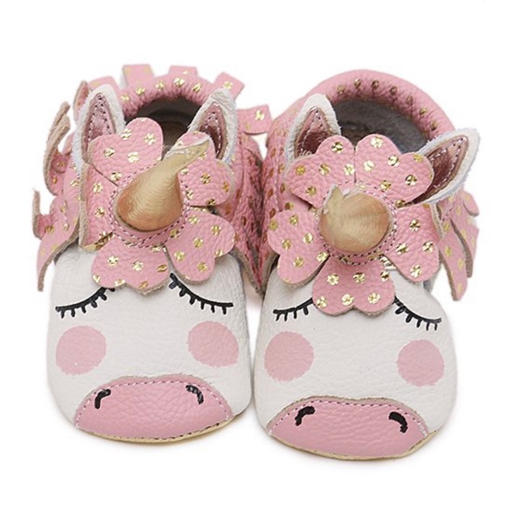 Unicorn Leather Moccasins